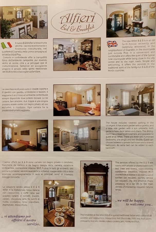 Alfieri Bed & Breakfast Pisa Exterior foto